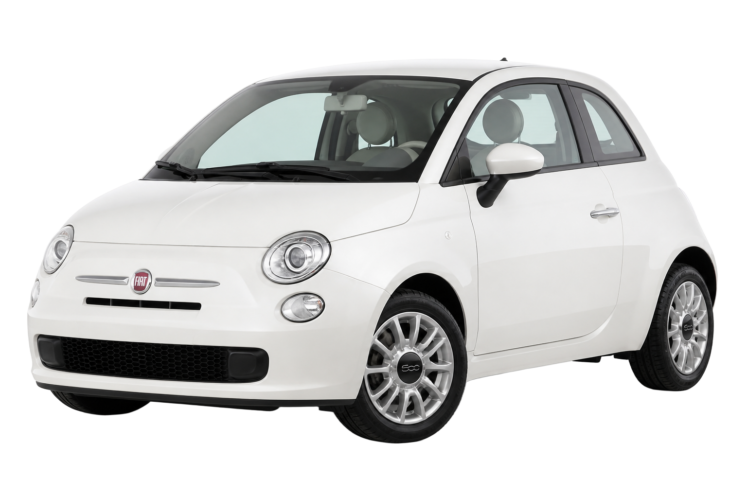 Fiat 500 rental car in Lesvos